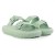 Chinelo Slide Usaflex Poofy Plataforma Feminino Verde