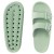 Chinelo Slide Usaflex Poofy Plataforma Feminino Verde