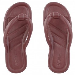Chinelo Usaflex Poofy Plataforma Eva Vinho / Marrom
