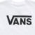 Camiseta Vans Classic Infantil Branco / Preto