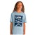 Camiseta Vans Skeleton SS Infantil Azul Claro / Marinho