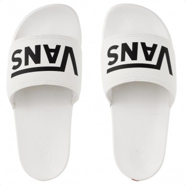 Chinelo Vans La Costa Slide On Branco / Preto