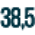 38,5