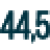 44,5