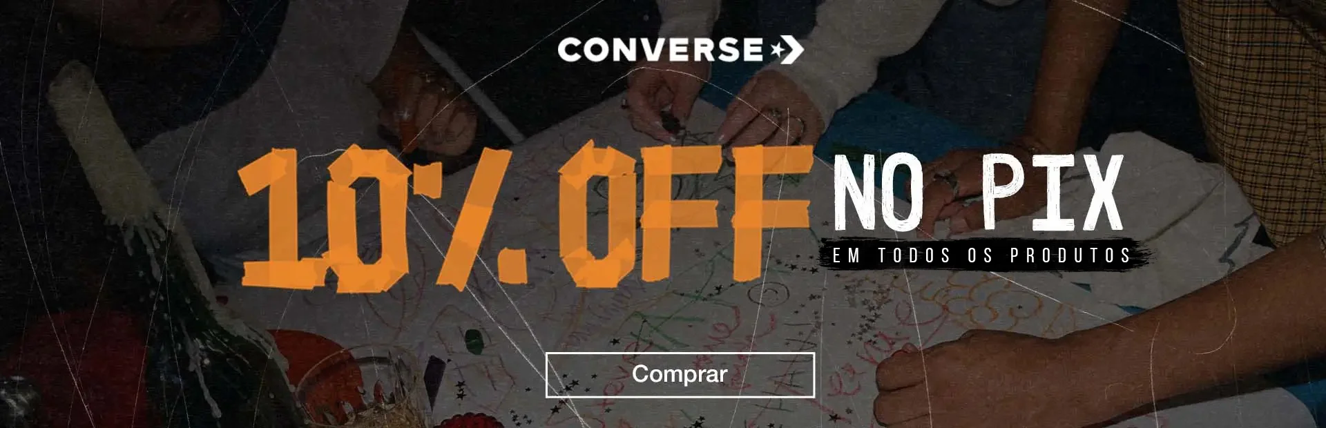 Banner 10% Pix Converse