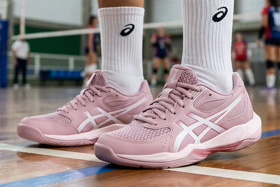 Tênis Asics Gel Rocket 12 Feminino Branco / Verde