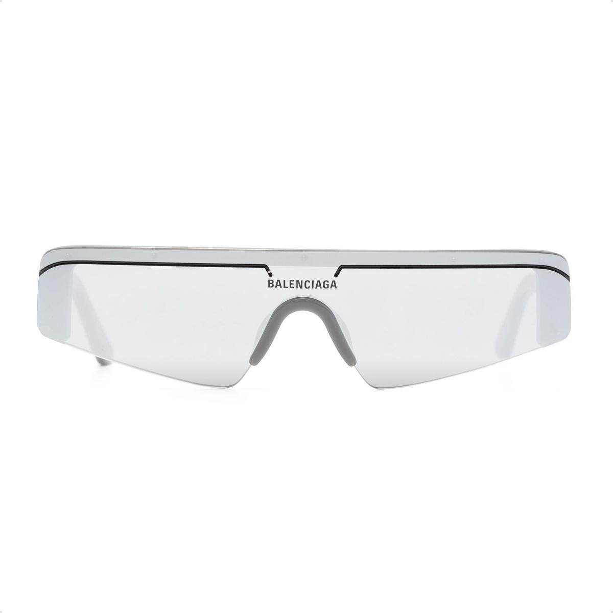 Óculos de Sol Balenciaga Unissex BB0003S Prata / Prata