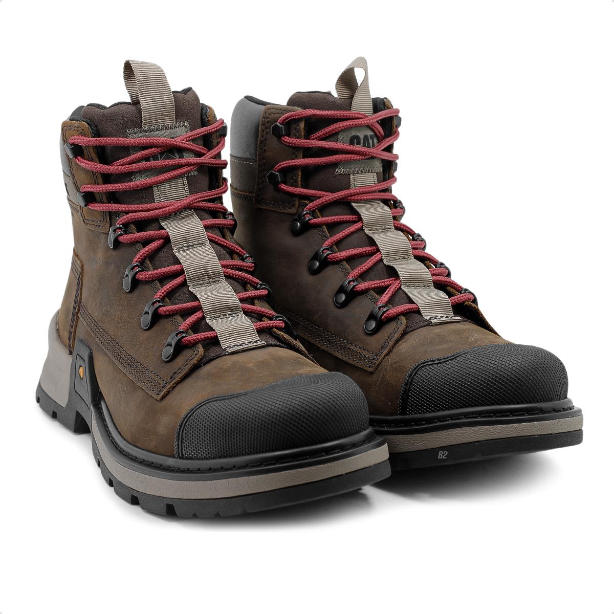 Bota Caterpillar Original Colorado Expedition WP Masculina Marrom / Preto