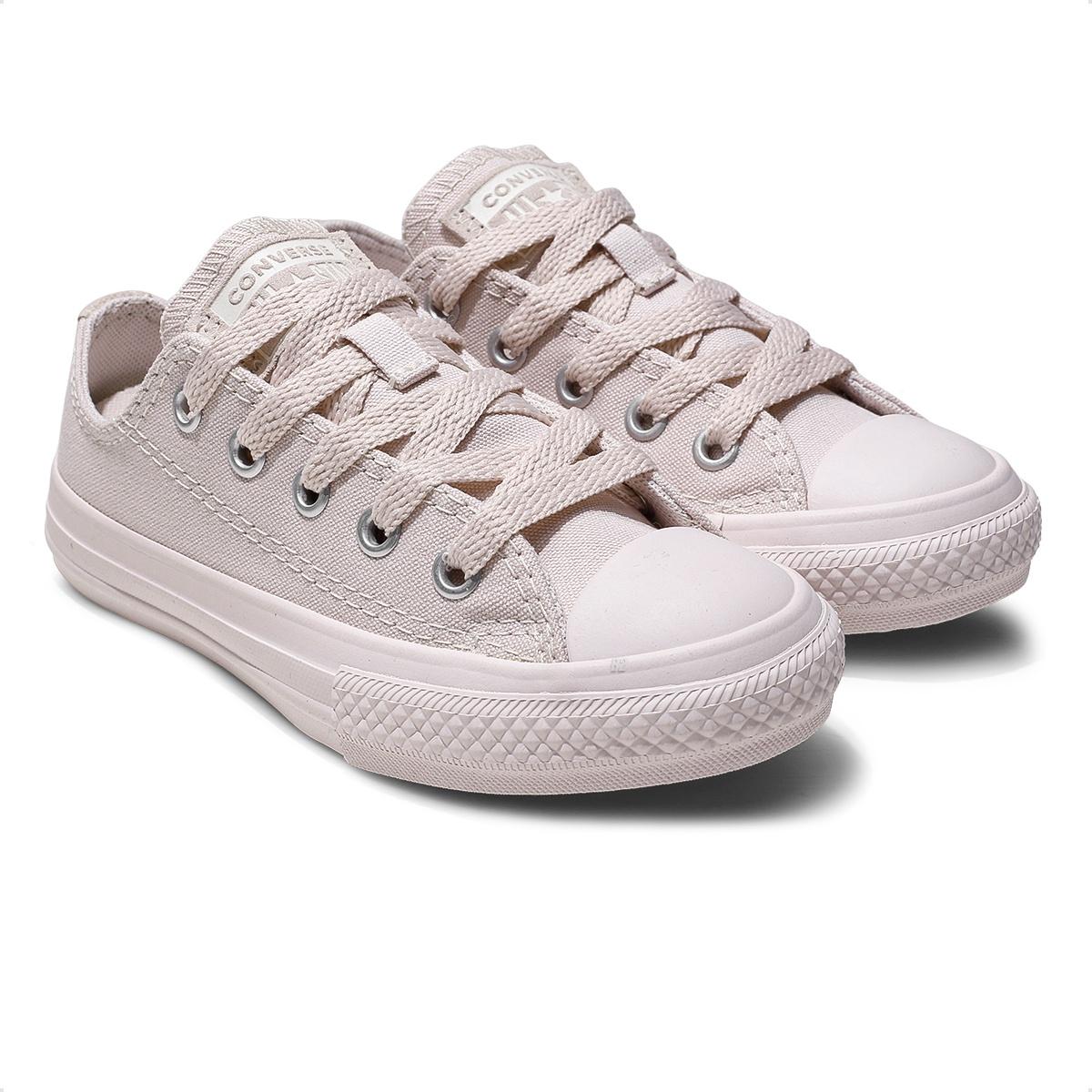 Tênis Converse All Star Modern Mono Juvenil Rosa Claro