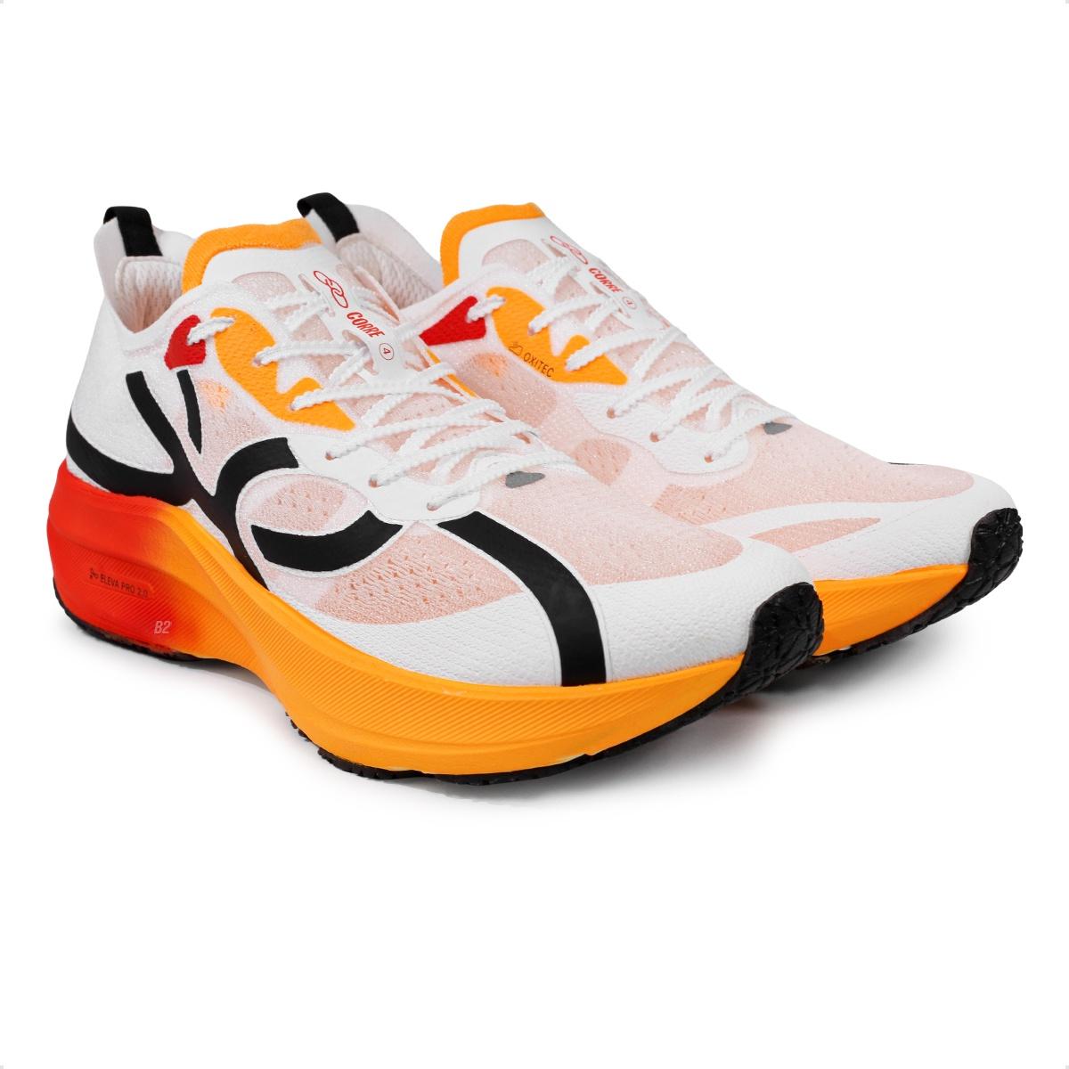 Tênis Olympikus Corre 4 Unissex Branco / Laranja