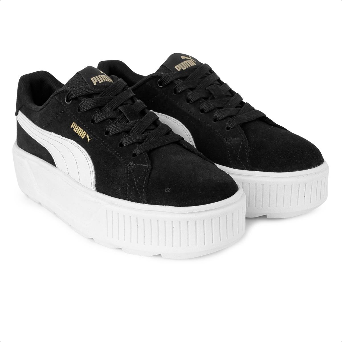 Tênis Puma Karmen SD BDP Feminino Preto / Branco