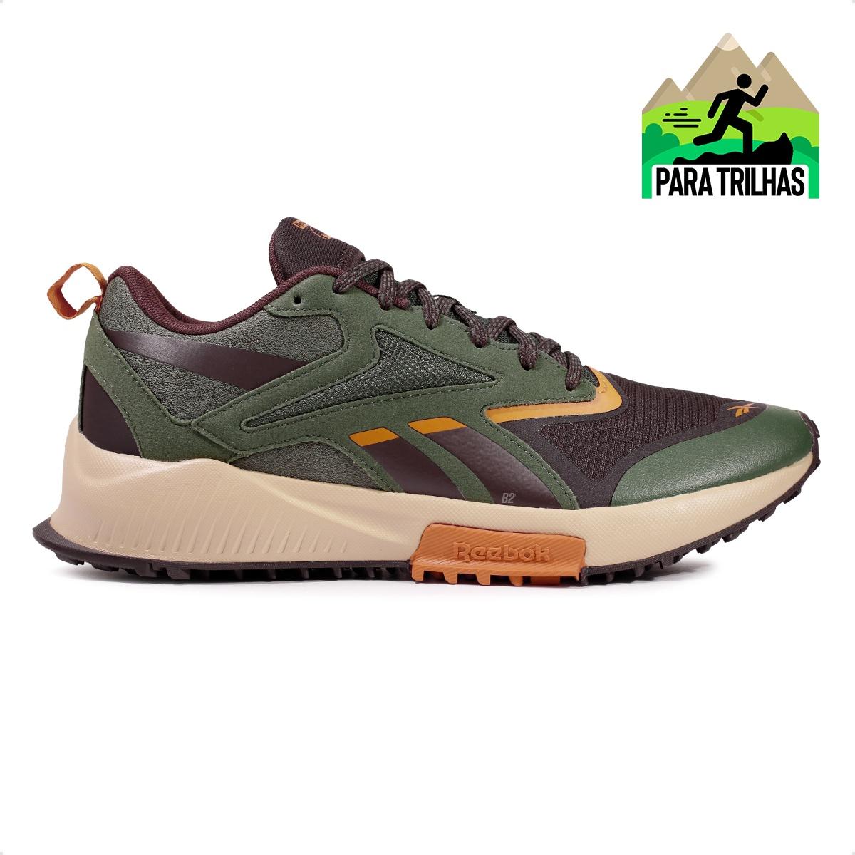Tenis Reebok Marron Tênis Reebok Lavante Trail 2 Masculino Verde / Marrom