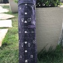 Bolsa de Yoga Estampada para Carregar Tapete - Estampa Astrologia com Fases da Lua e Signos