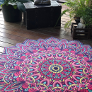 Tapete Mandala Color - Meditação e Decoração de ambientes com propósito e Ar Zen.