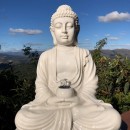 Fonte Buda Branco Média - Aréa interna e Externa - Decore com Boas Energias