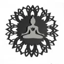 Mandala Yoga de MDF - Decore com boas energias