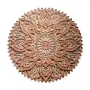 Mandala de Parede em Madeira MDF 3D - Plenitude Lótus - Mandala com Camadas e Detalhes Incríveis - 85cm