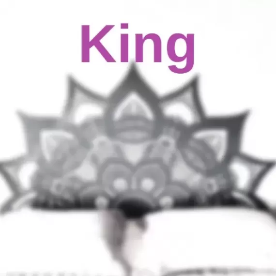Cabeceira de Cama Mandala - Tamanho King - Cores
