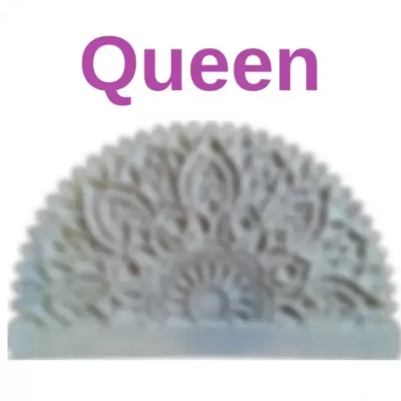 Cabeceira Mandala em Camadas Personalizada - Tamanho Queen - Personalize Cores