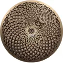 Mandala Zen 3D Torus Flor da Vida - Significado e sofisticação com a Geometria Sagrada - 60cm