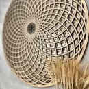 Mandala Zen 3D Torus Flor da Vida - Significado e sofisticação com a Geometria Sagrada - 30cm