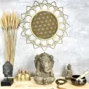 Espelho Flor da Vida em Mandala - Geometria Sagrada - Tamanhos