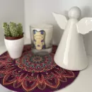Mandalinha Dália Roxa - Várias formas de usar e decorar!