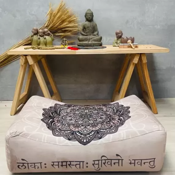 Cadeira Banco de Meditação Levitá Areia - Sua Meditação em Outro Nível de Conforto