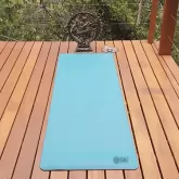 Tapete de Yoga PU Poliuretano Liso - Máxima Aderência - Cores Grafite, Coral e Turquesa