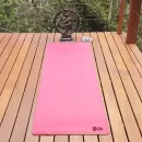 Tapete de Yoga PU Poliuretano Liso - Máxima Aderência - Cores Grafite, Coral e Turquesa