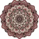 Tapete Mandala Lótus Rose - Sofisticação e Estilo na Sua Decoração de Quartos e Salas