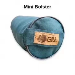 Bolster Mini Azul Petróleo