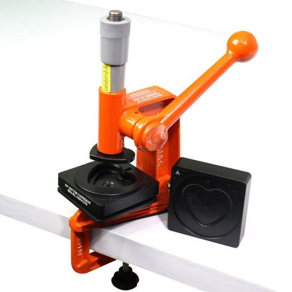 KIT BUTTON CORAÇÃO MANUAL LARANJA