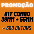 KIT BUTTON 38 MM + 55 MM COMBO 600 BUTTONS