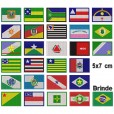 Kit 27 bandeiras dos estados Brasileiros 5x7 cm Cód.BDE43