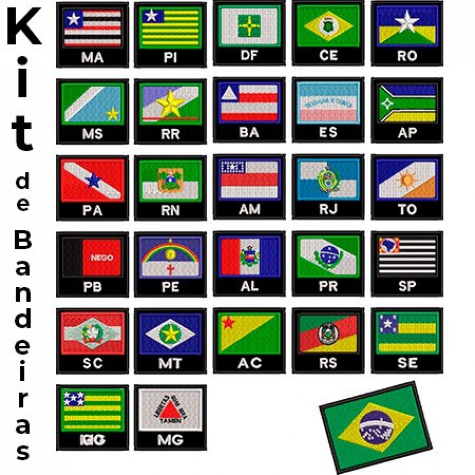 Você consegue identificar as bandeiras de todos os estados brasileiros?