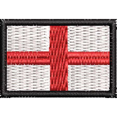 Patch Bordado Micro Bandeira Inglaterra 2x3 cm Cód.MIBP19