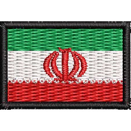 Patch Bordado Micro Bandeira Irã 2x3 cm Cód.MIBP203