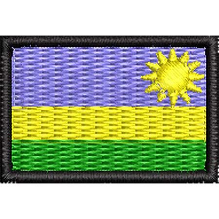 Patch Bordado Micro Bandeira Ruanda 2x3 cm Cód.MIBP158