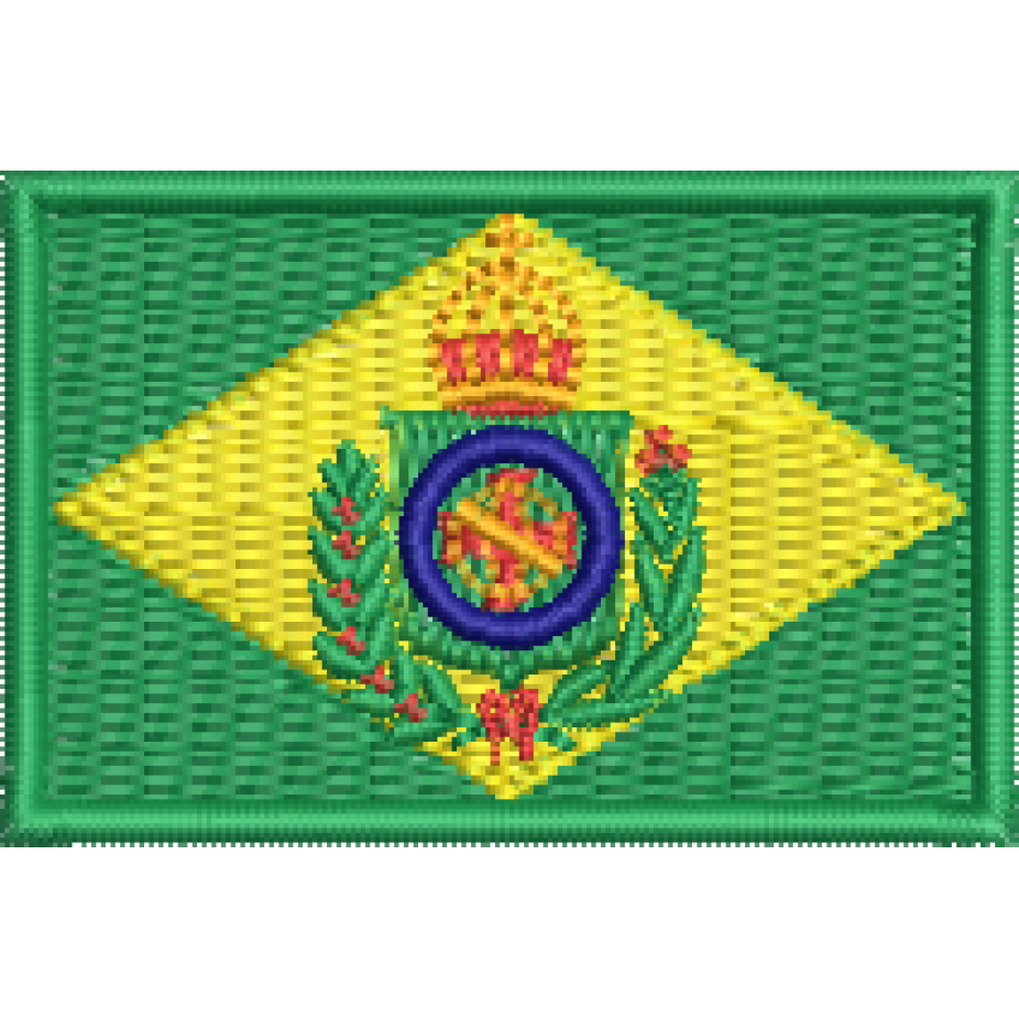 País Reino Do Brasil 1815 a 1822 Bandeira Bordada Patch Termo