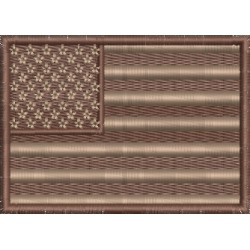Patch Bordado Bandeira Estados Unidos 5x7 cm Cód.BDP266 