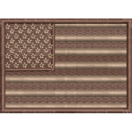 Patch Bordado Bandeira Estados Unidos 5x7 cm Cód.BDP266 