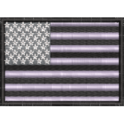 Patch Bordado Bandeira Estados Unidos 5x7 cm Cód.BDP256
