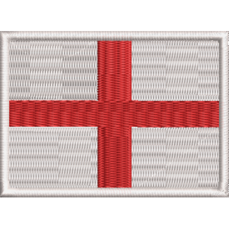 Patch Bordado Bandeira Inglaterra 5x7 cm Cód.BDP77
