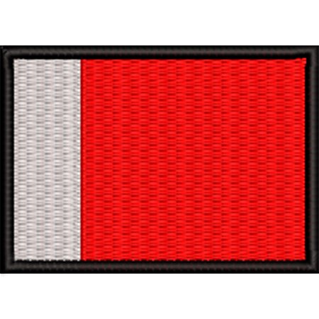 Patch Bordado Bandeira Dubai 5x7 cm Cód.BDP389