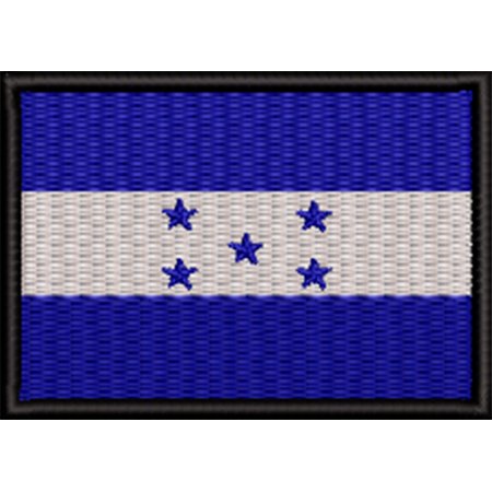 Patch Bordado Bandeira Honduras 5x7 cm Cód.BDP371