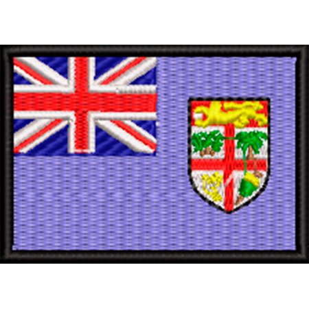 Patch Bordado Bandeira Ilhas Fiji 5x7 cm Cód.BDP404