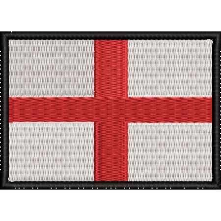 Patch Bordado Bandeira Inglaterra 5x7 cm Cód.BDP358