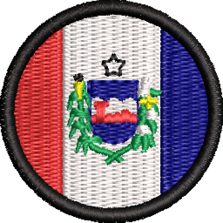 Patch Bordado Bandeira Estado Alagoas 4x4 Cód.BRE46