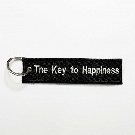 Chaveiro The key to happiness 3x13 cm Cód.C1076
